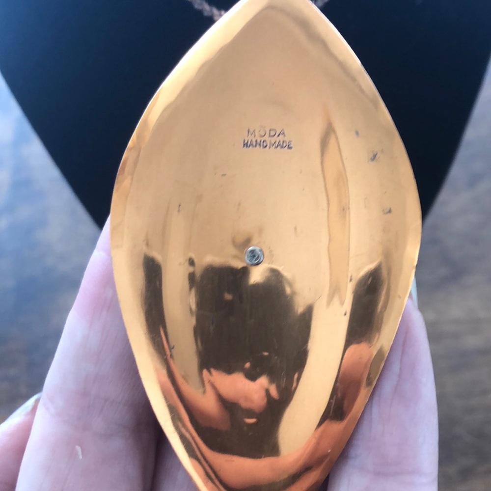 Moda signed Copper Pendant - Picture 4 of 5